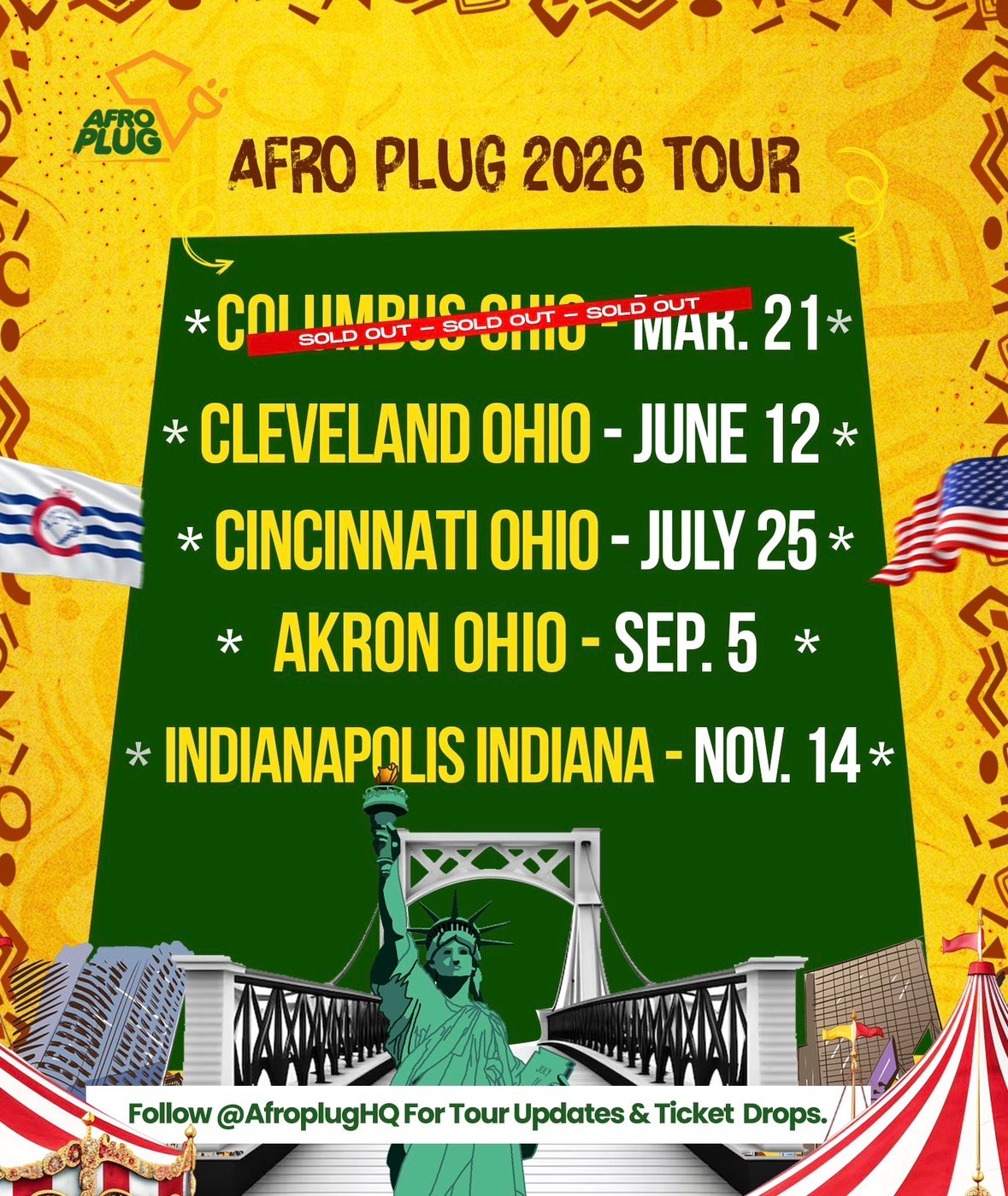 Afro Plug 2026 Tour